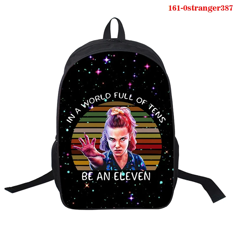 Stranger Things 3d Print Backpack for Women Men Large Capacity School Bag Teenage Travel Laptop Mochilas Kawaii Plecak | Багаж и сумки