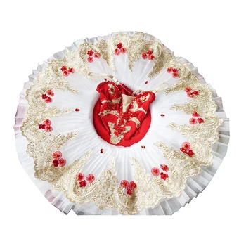 

Flower Fairy Maiden Major Ballet Adult Children Show Serve Six One Thick And Disorderly Skirt Tutu Skirt Portrait Serve