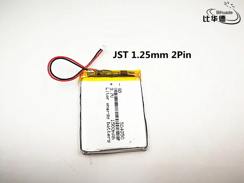 1 шт./лот полимерная литиевая батарея Lipo 3 7 в 1500 мАч 504050 JST 25 мм индивидуальная