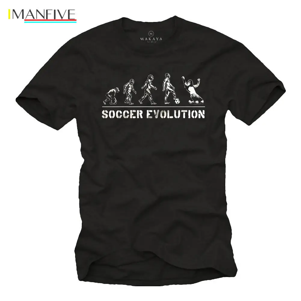 

2019 Hot sale Fashion T shirt FOOTBALLS MENS T SHIRT BLACK SOCC EVOLUTION NEW boots/arsenal/top/united/gifts Tee shirt