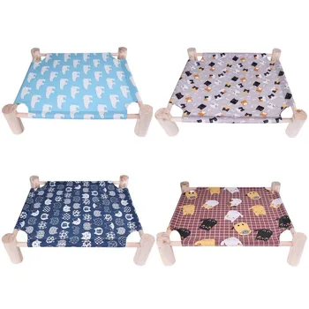 

1PC Portable Raised Dog Cat Bed Outdoor Breathable Cool Pet Elevated Bed Pad Detachable Dog Bed For Small Pet Camping Bed Mat