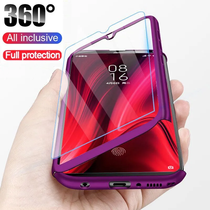

360 Full Protective Case for Samsung Galaxy A8 A6 2018 A51 A71 A10 A20 A40 A50 A70 S8 S9 S10 Plus S20 Ultra S7 edge note 8 9 10