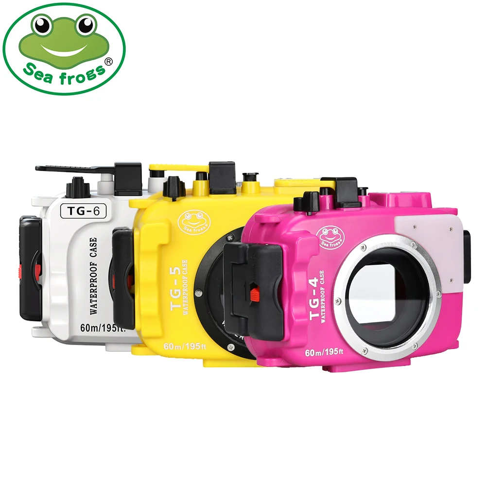 Seafrogs Scuba Diving Camera Case Cover For Olympus Tg 6 Tg 5 Tg 4