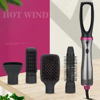 

5 In 1 Multifunctional Hair Dryer Professional Negative Ionic Hair Straightener Curler Hair Straightener Brush Salon Hair Dryer