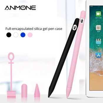 

ANMONE Colorful Soft Silicone Compatible For Apple Pencil 1st Case Protective Sleeve Cover For Tablet Touch Pen Protective Pouch