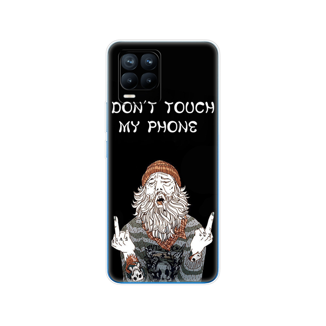 Realme 8 Case 6.4" Soft Silicon TPU Back For Realme 8 Pro OPPO Realme8 4G RMX3085 Phone Cover Coque Capa Funda Bumper Bag