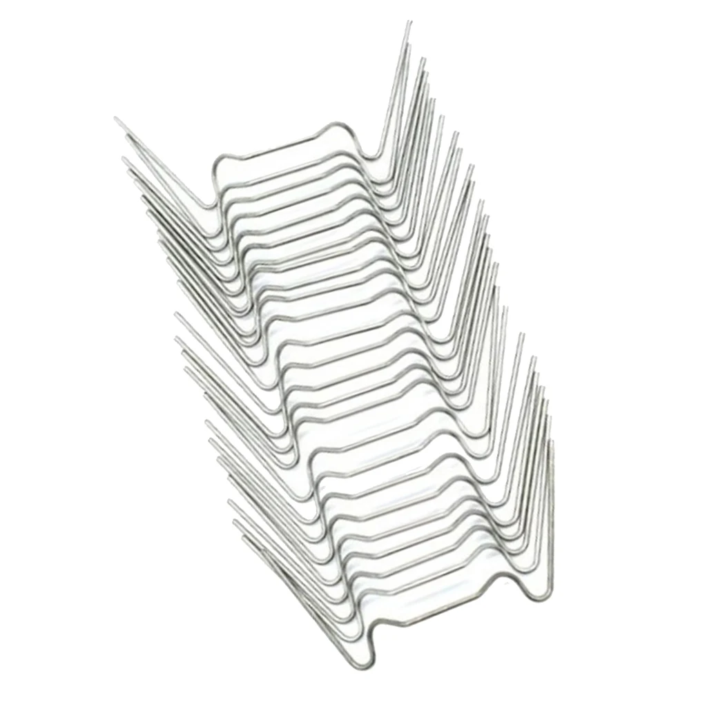 25-Piece W Type Glazing Clips Stainless Accessories for Greenhouse Universal