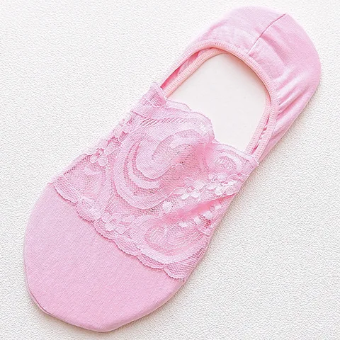 5 pair Summer women socks slippers non-slip breathable lace lace invisible socks sexy non-slip cool thin socks fashion socks 15