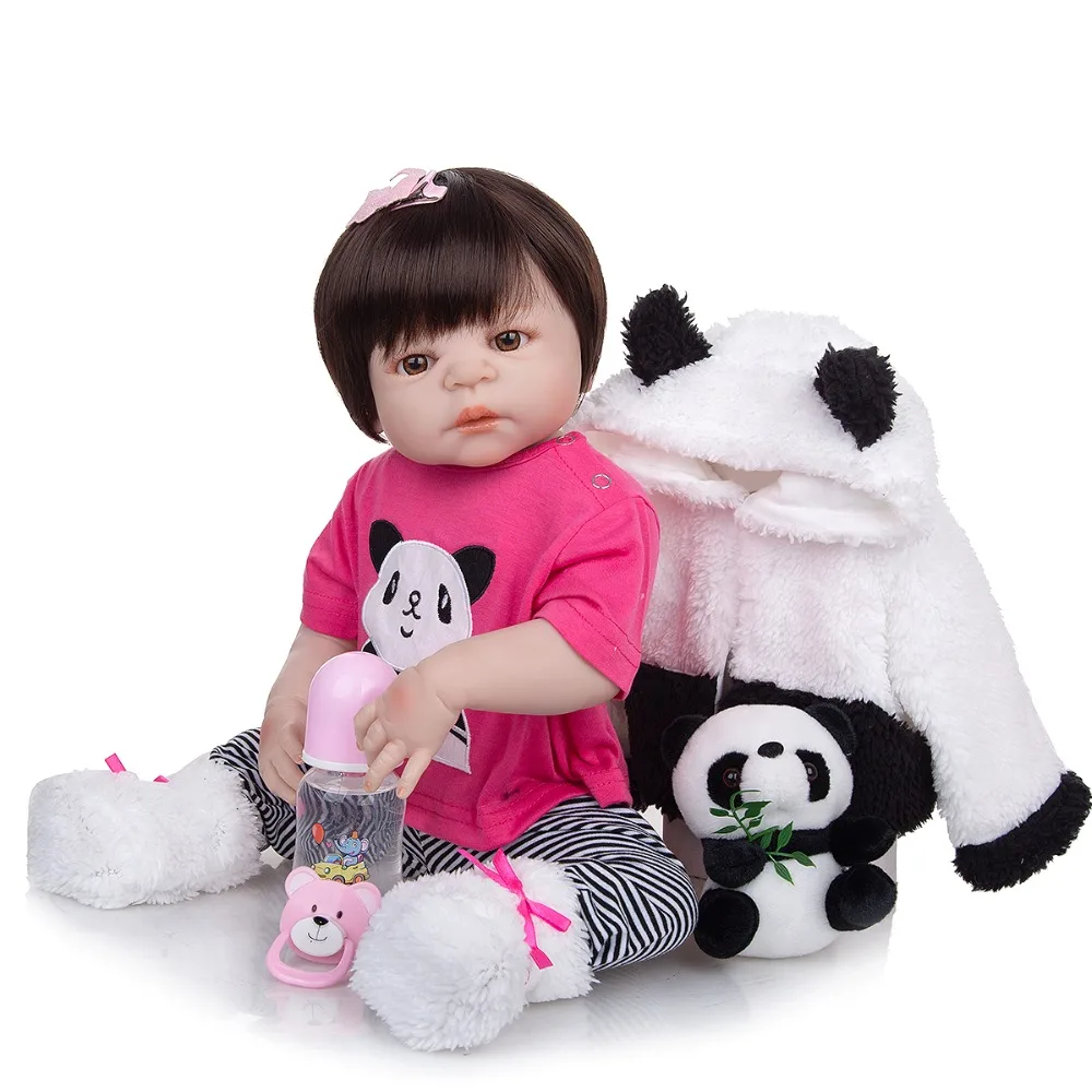 

20" Reborn Dolls Baby Toy For Children Gifts Boneca Brinquedo Bebe Reborn Menina Full Silicone Vinyl Body gift