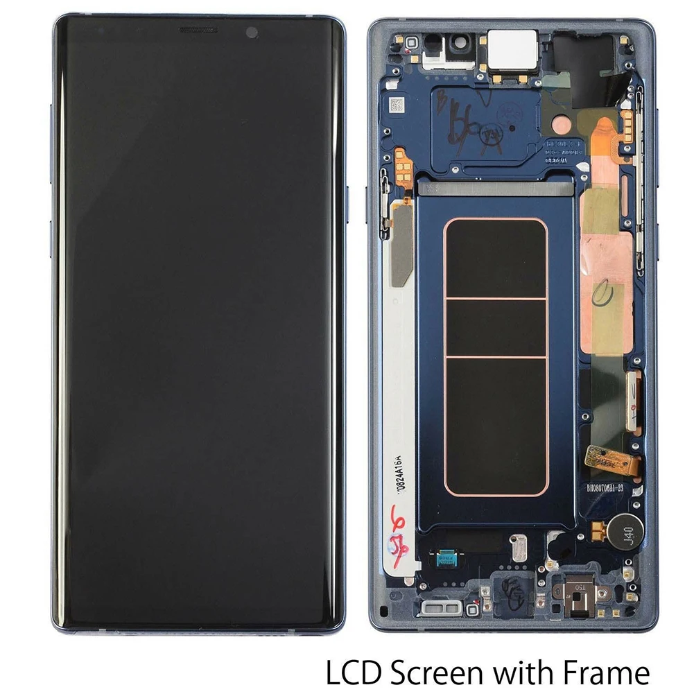 Новое поступление сменный ЖКД сенсорный экран дигитайзер с рамкой для samsung Galaxy Note 9 N960