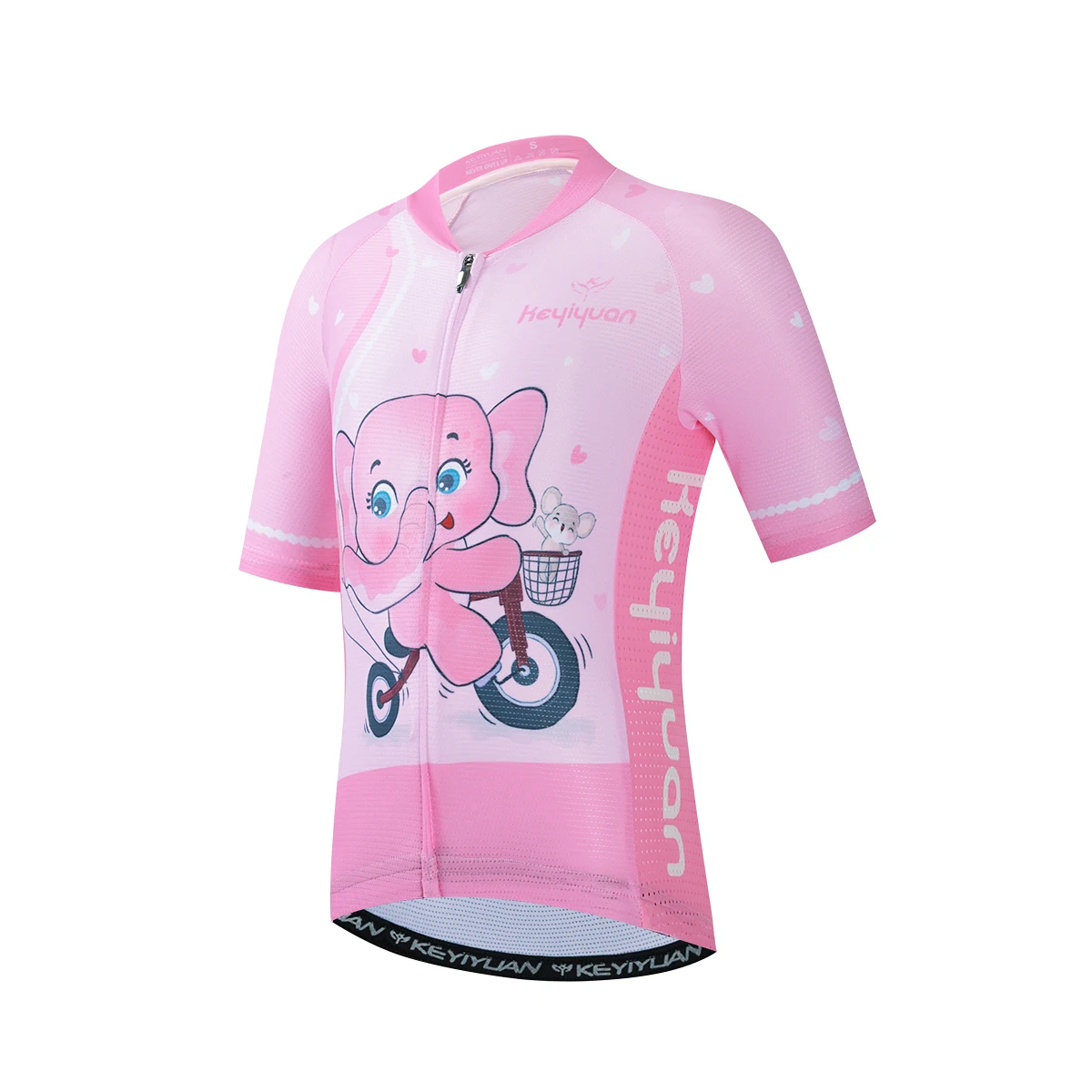 KEYIYUAN Summer Short Sleeve Bicycle Cycle Clothes Set Kids Cycling Jersey Suit Child Outdoor Bike Clothing Roupa Ciclismo
