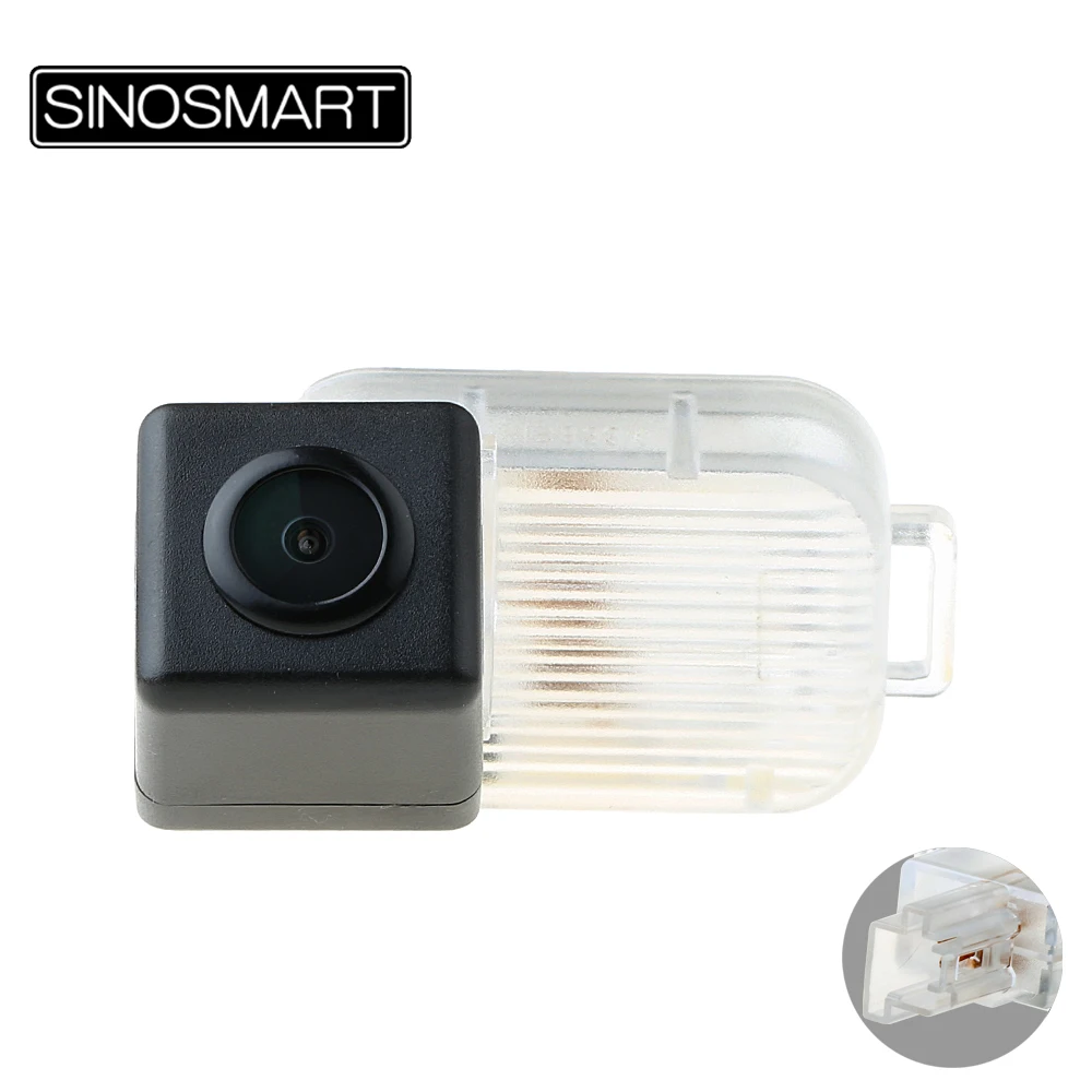 SINOSMART HD Автомобильная камера заднего вида для Mazda 3 хэтчбек/Axela 14 15 в номерной знак лампа отверстие использования Оригинальная лампа