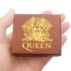 Rosiking QUEEN-Bohemian Rhapsody Red with mirror Music Box Carved Mechanism Musical Wind Up Gift for Birthday 1