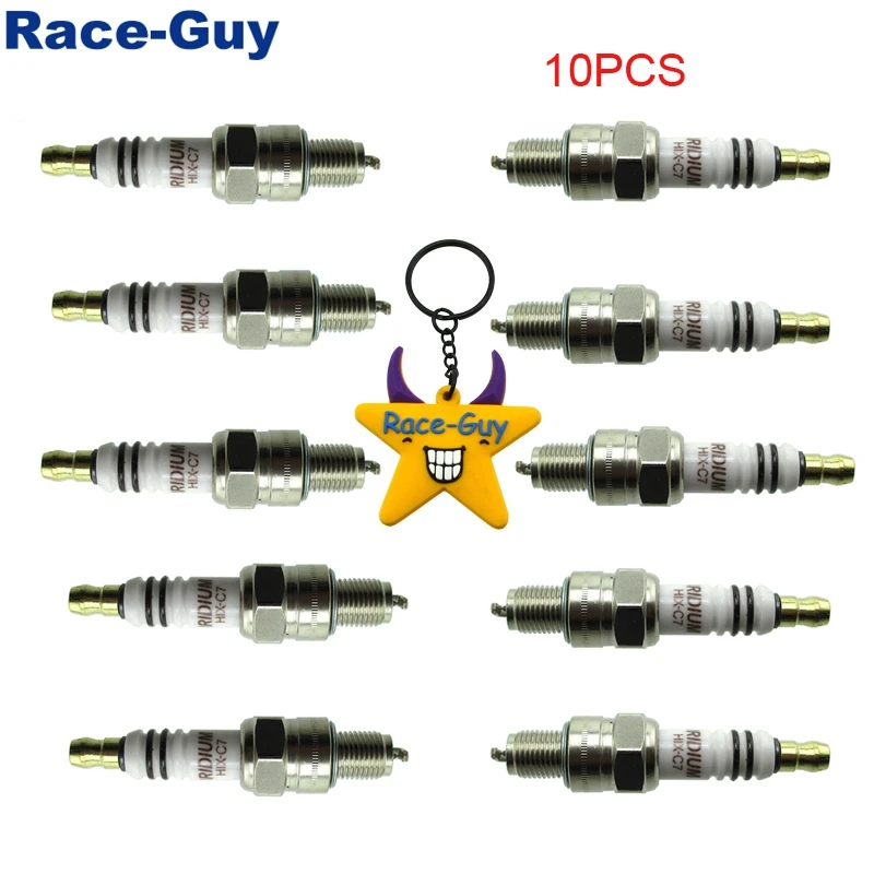HIX C7 иридиевая Свеча зажигания для 50 110cc 125cc 150cc 160cc 170cc 180cc 190cc китайского питбайка