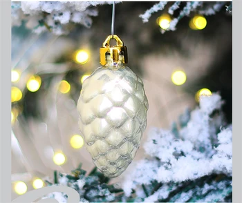 

Pendant with Gift Bag Christmas Decoration Hanging Ball Snow Tree Top Star Snowflakes