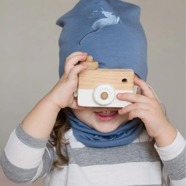 1PC Baby Wooden Toy Nordic Hanging Camera Prop Decoration Montessori Toys Room Decor Fashion Pendant Childrend Goods Toys Gifts 6
