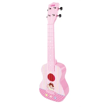 

21 Inches Kids Mini Ukulele Guitar Musical Instruments Toy Music Interest Development Educational Toy Gift For Kid - Pink Blue