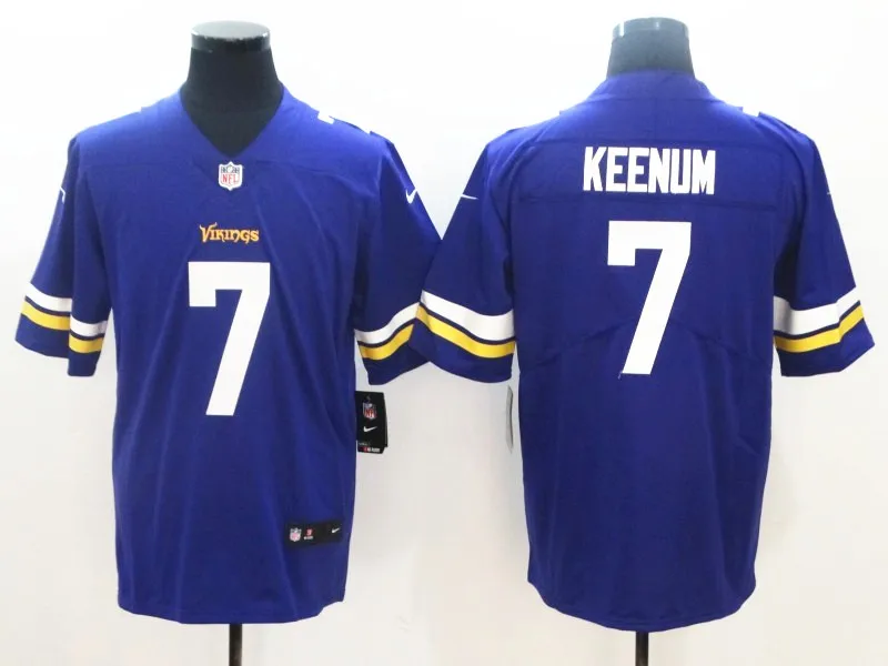 Сшитые мужчины Миннесота Кирк Cousins Harrison Smith Adam Thielen Stefon Diggs Vapor Untouchable Limited игрок Джерси - Цвет: AS PICTURE