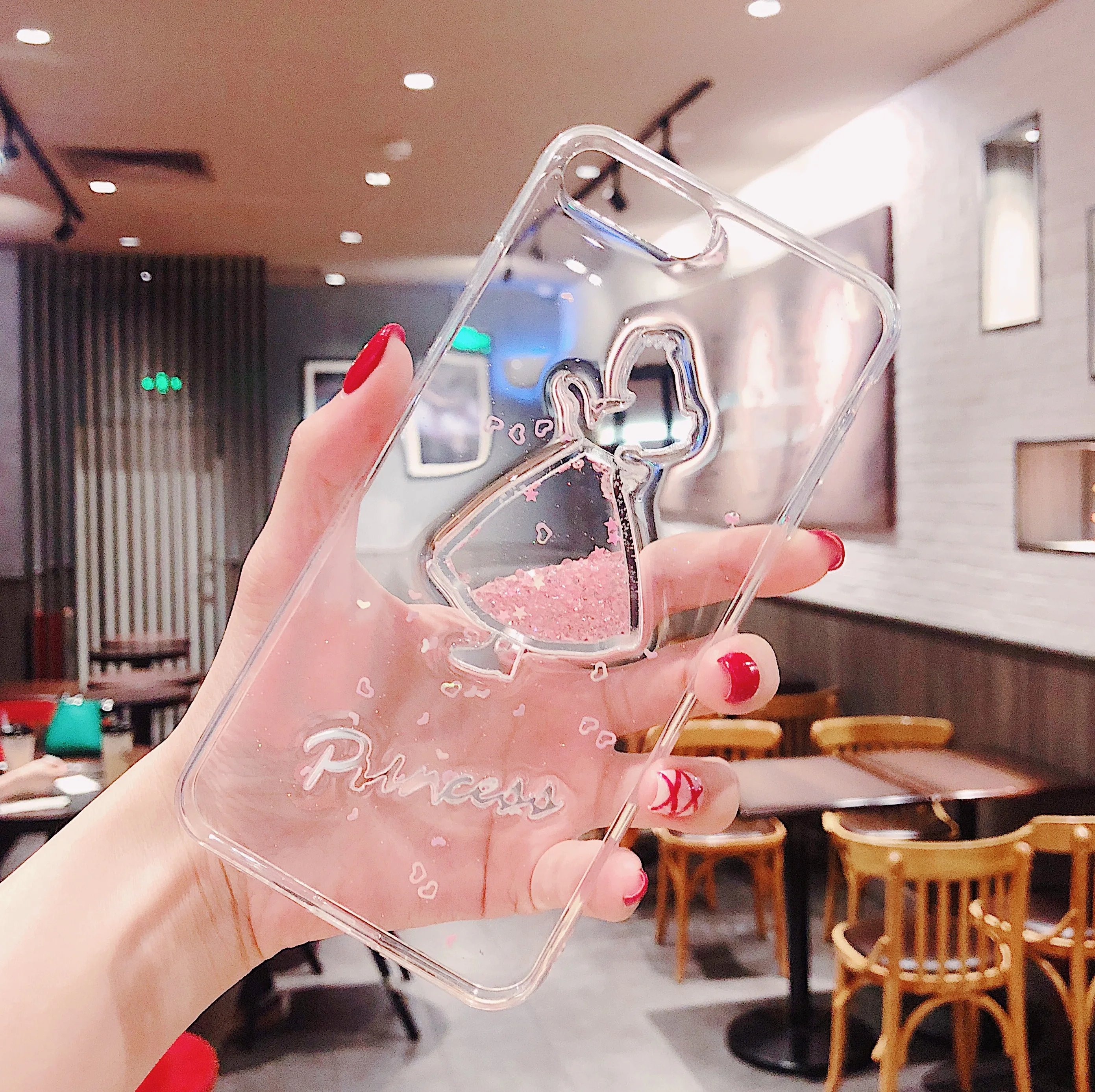 Cute 3D Cartoon Girl Phone Case for iPhone 11 Pro Max Drop-proof dust XR XS X 6 7 8 S Plus FUNDA |