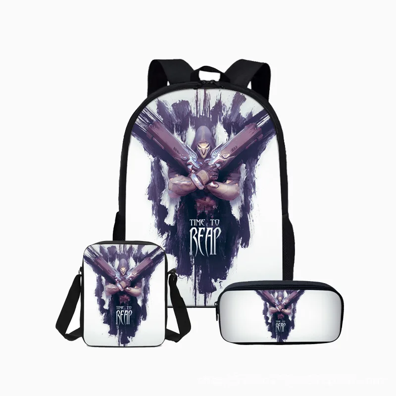 Рюкзак для игры в Overwatch Mochila, Подростковые Сумки для девочек и мальчиков, детские школьные сумки с принтом в подарок