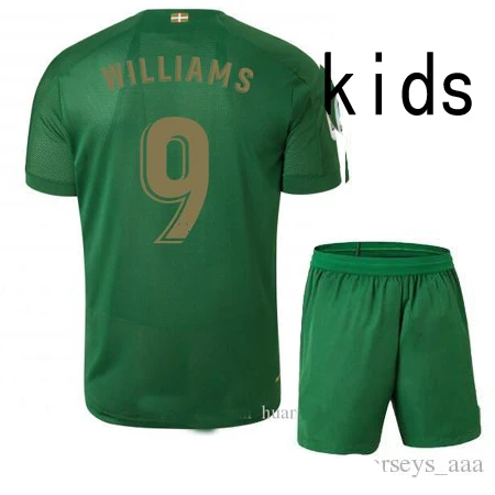 Спортивная футбольная рубашка билбао, форма, Детский комплект, футбольные майки 19 20, Таиланд, качественная футбольная рубашка - Цвет: away