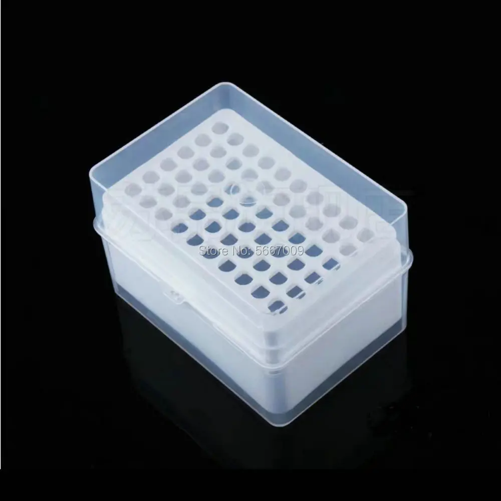 2pcs/lot Lab Plastic 1ml 60/96/100holes Pp Tip Holder Pipette Storage