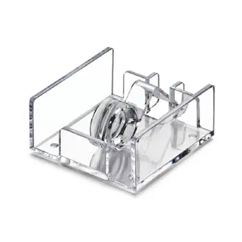 

Square Clear Acrylic Cocktail Napkin Holder Paper Serviette Dispenser Tissue Box Bar Caddy for Dining Table Hotel Home Decor