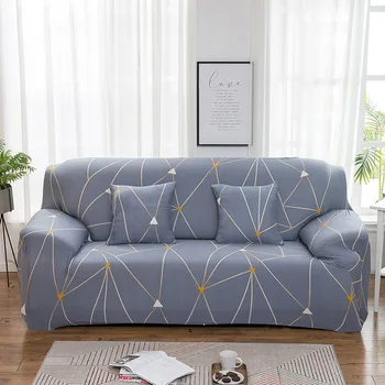 

Slipcovers Elasticity Sofa CoverL Shaped Needs Order 2 pieces Sofa Cover for Corner Sofa Protect Furniture copri divano