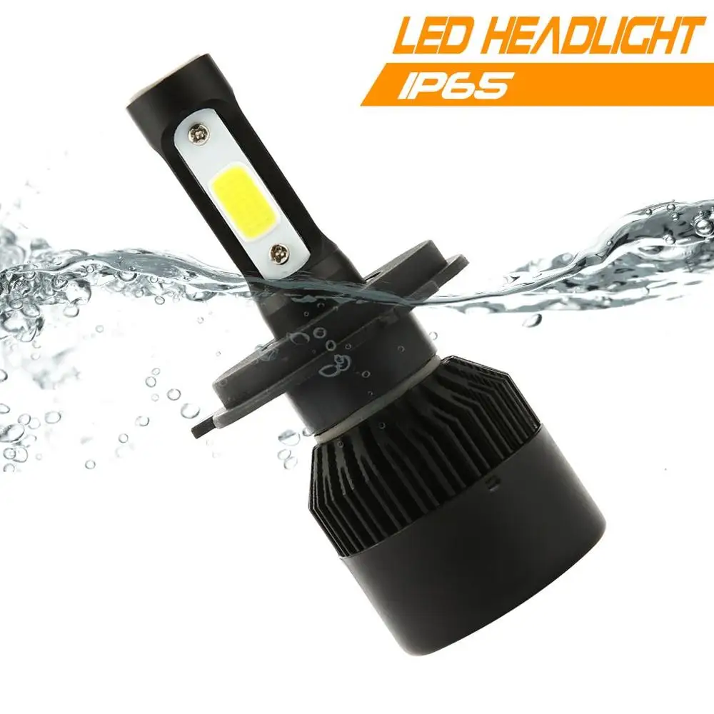 

Super Bright 12-24V Universal Car LED Headlights Kit 8000LM 6500K Fog Light Bulbs High Power Headlamps