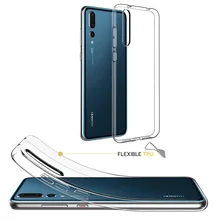 Ultra บางซิลิโคนอ่อนใสกรณีสำหรับ Huawei P30 Mate 20 Pro P20 Lite คริสตัลสำหรับ iPhone 11 pro X XS สูงสุด 8 7(China)