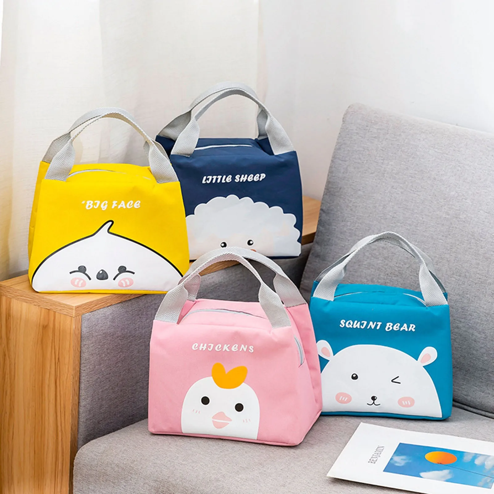 Portable Lunch Bag Thermal Insulated Box Tote Office Cooler Bento Pouch Container Food Storage Bags Handbag #tp | Дом и сад