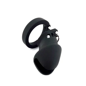 SMMQ Silicone Cock Ring CB6000 Male Chastity Cage Five Sizes Ring For Testic Sex Toys For Men Ball Stretcher Gay Sex Shop 4