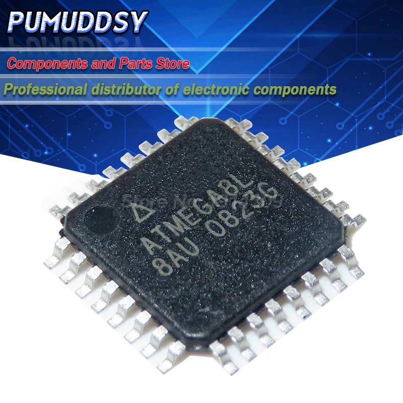 50 шт. ATMEGA8L-8AU ATMEGA8L ATMEGA8A ATMEGA8 QFP32 IC | Электронные компоненты и принадлежности