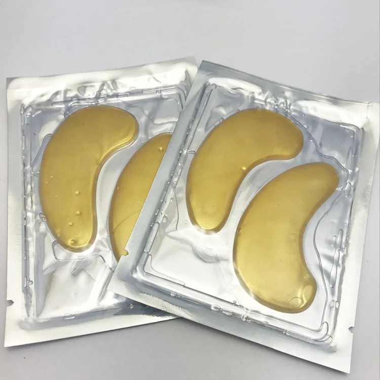 20 Pairs Gold Crystal Collagen Eye Mask Eye Patches Masks Dark Circles Pathces Around Eyes Masks Moisturizing Face Care Mask