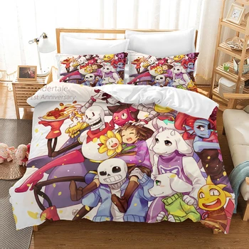 

120g High Grade Fabric Undertale Bedding Set Duvet Covers Undertale Comforter Bedding Sets Bedclothes Bed Linen(NO Sheet)