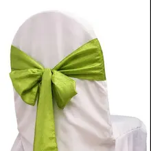 Банкетный стул жгут бантик пароход полиэстер Тафта печать украшения со спинкой стула