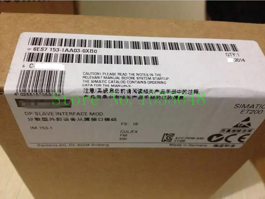 

1PC 6ES7153-1AA03-0XB0 6ES7 153-1AA03-0XB0 New and Original Priority use of DHL delivery #2