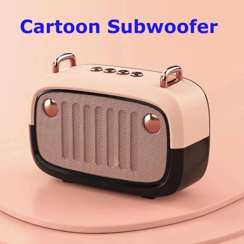 Portable Bluetooth-compatible Speaker Wireless Subwoofer USB Outdoor Speakers Support AUX TF Loudspeaker Brand New | Электроника