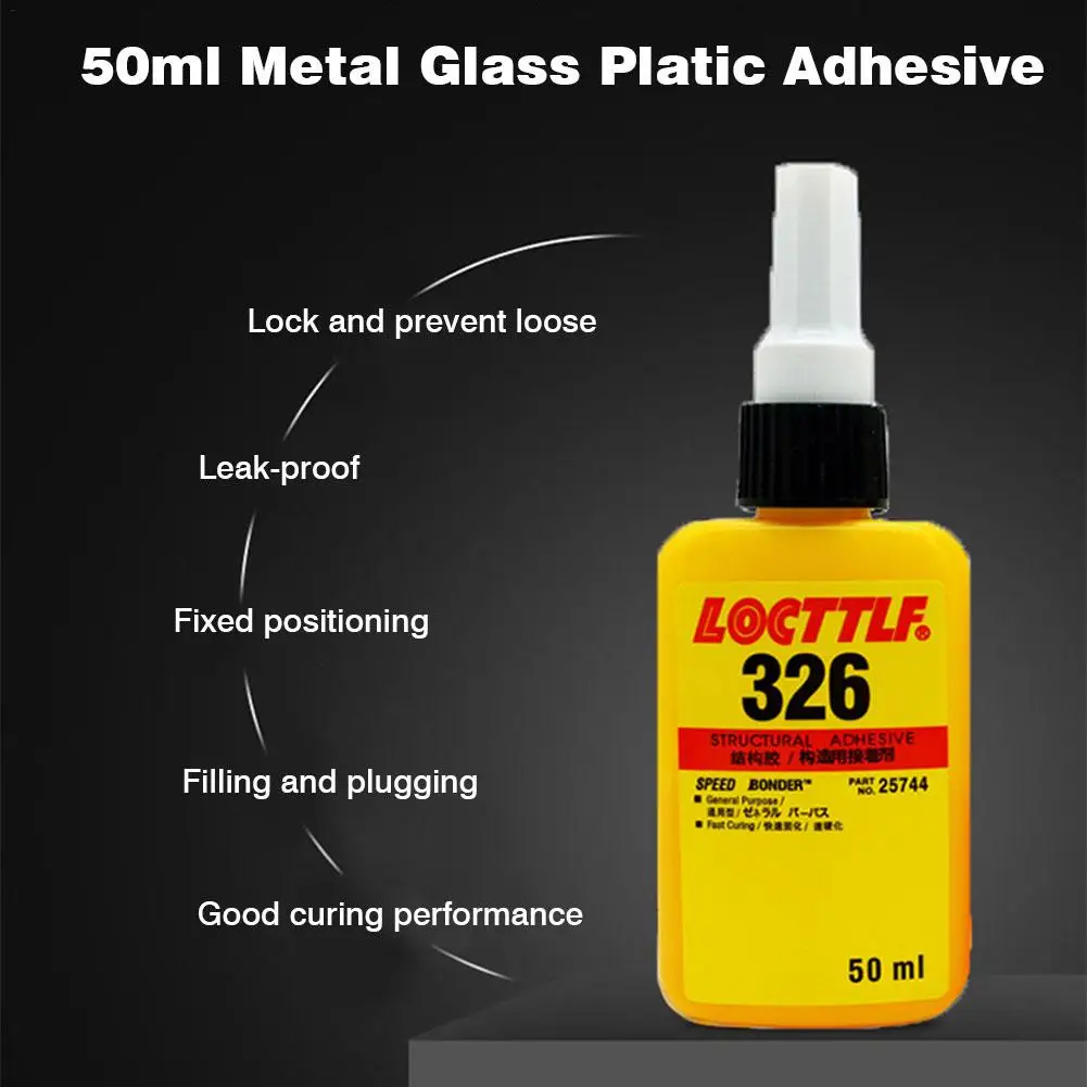 50ML Metal Glass Adhesive Fast Curing Safe Construction Epoxy Glue Liquid Instant Strong Super Glue Rearview Mirror Adhesive 3