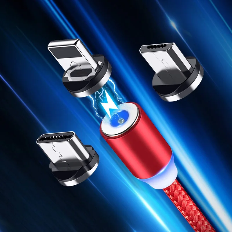 Магнитный кабель Micro USB Type C зарядный для xiaomi redmi note 7 Android Umidigi F2 быстрой