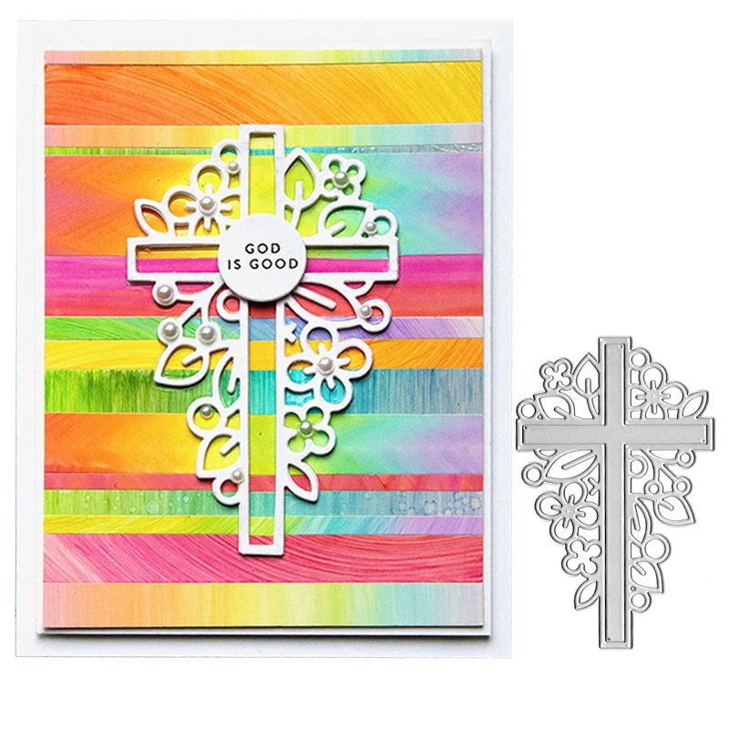 

Julyarts Cross Flower Manualidades Scrapbook 2021 Dies For DIY Scrapbooking Album Paper Card Craft Gift