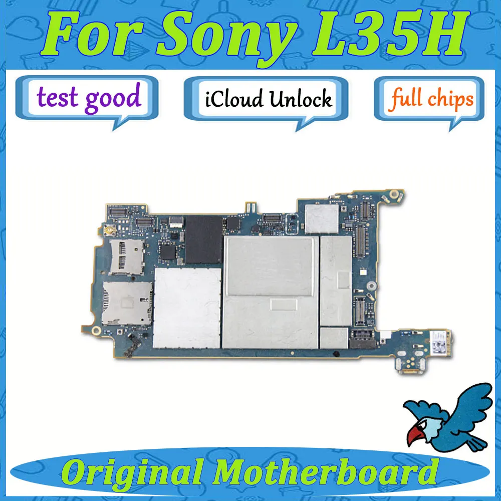 Разблокированная полностью Рабочая материнская плата для sony Xperia L35H Материнская плата основные платы монтажная плата android