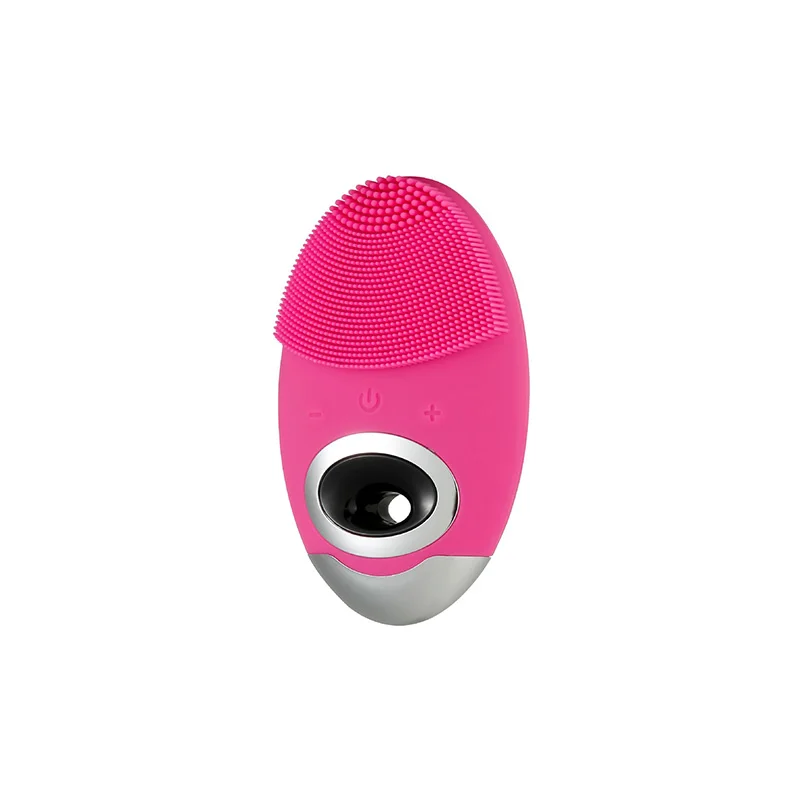 Ультразвуковая щетка для чистки лица Foreo, Беспроводная зарядка, щетка для чистки кожи, средство для удаления черных точек, очиститель пор - Цвет: red