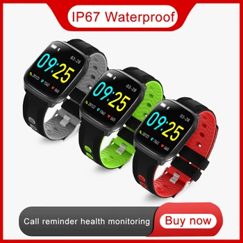 

KSUN KSS718 Smart Watch Wristband Sports Fitness Blood Pressure Heart Rate Call Message Reminder Android Pedometer Smart Watch