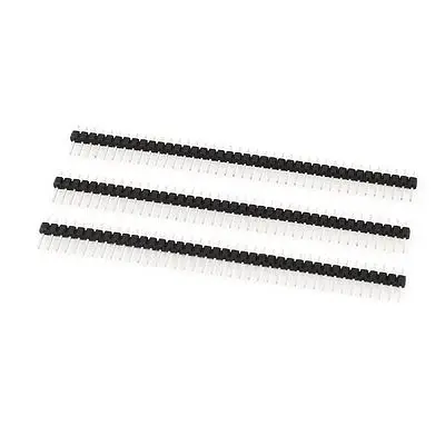 

6PCS 40Pin 2.54mm Single Row Straight Male Terminal Strip for Ardunio PCB