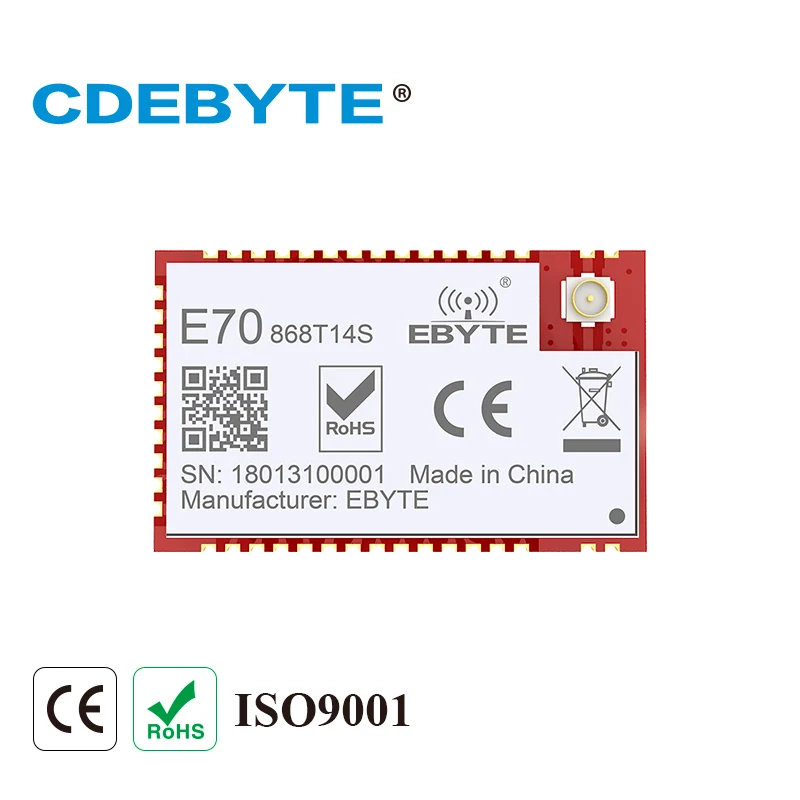 Ebyte E70-868T14S CC1310 868MHz 14dBm IoT модуль CC1101 UART SMD Modbus беспроводной передатчик ресивер RSSI IO