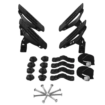 

1 Set Of Canoe Top Holder Assault Boat Stand Car Top Rack Paddle Bracket Car Roof Kayak Rack For SUV Sedan