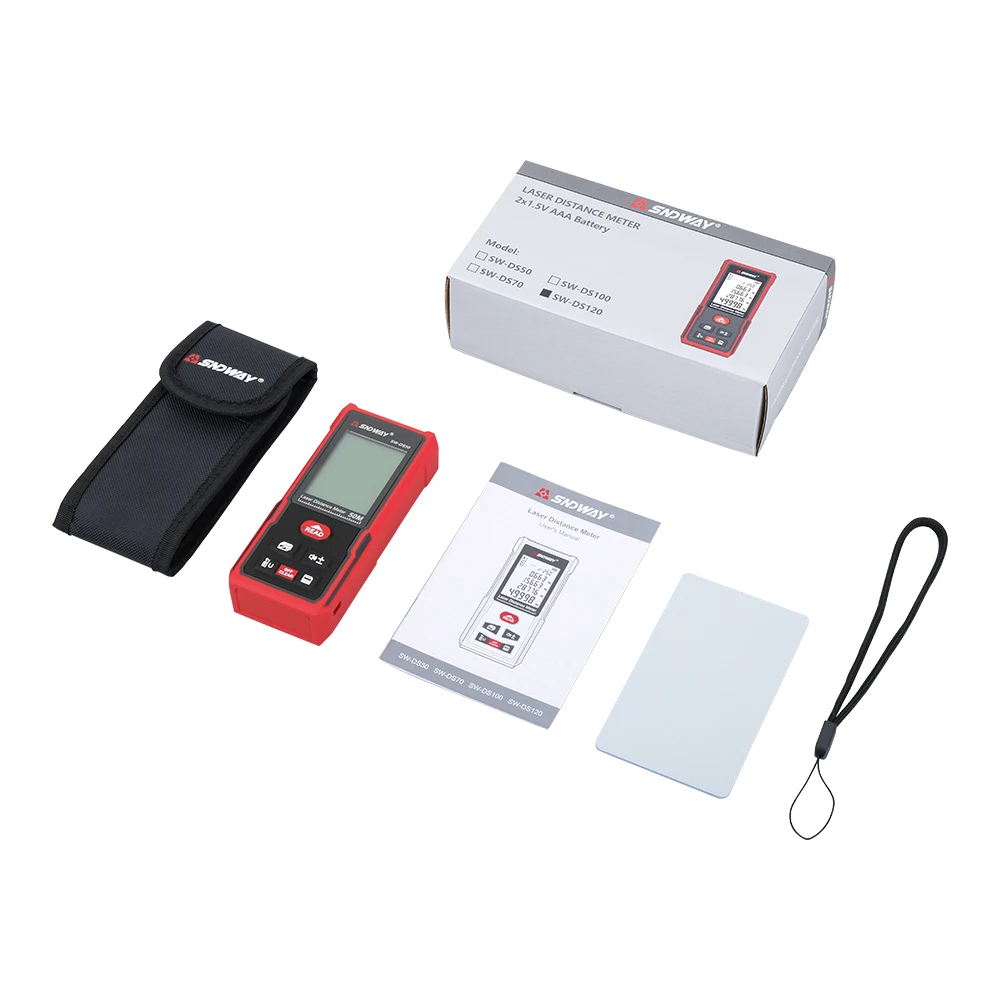 Laser Rangefinder Distance Meter SNDWAY Laser Rangefinder 120m 100m 70m 50m Laser Distance Meter Electronic Roulette Digital Rang Finder Trena Tape Lazer Measure