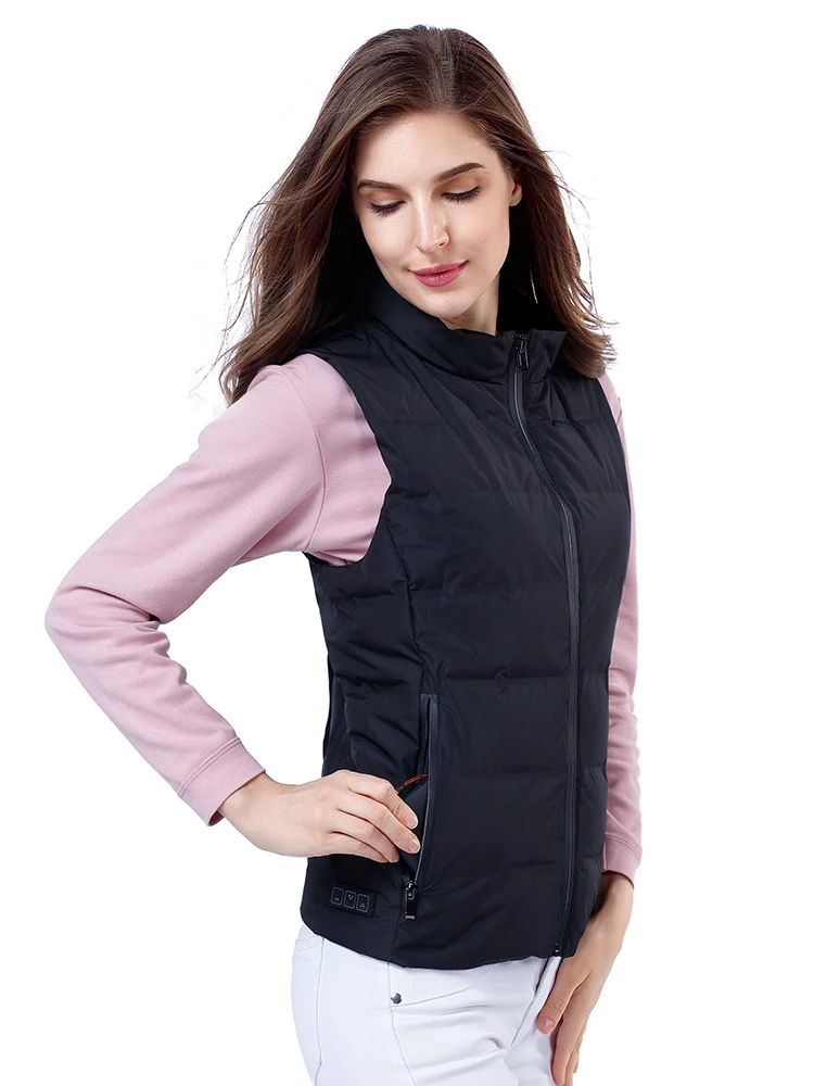Men Jacket heated Winter womens Warm vest Electric Thermal Waistcoat Fish Hiking Outdoor camping Infrared USB Heated vest Jacket