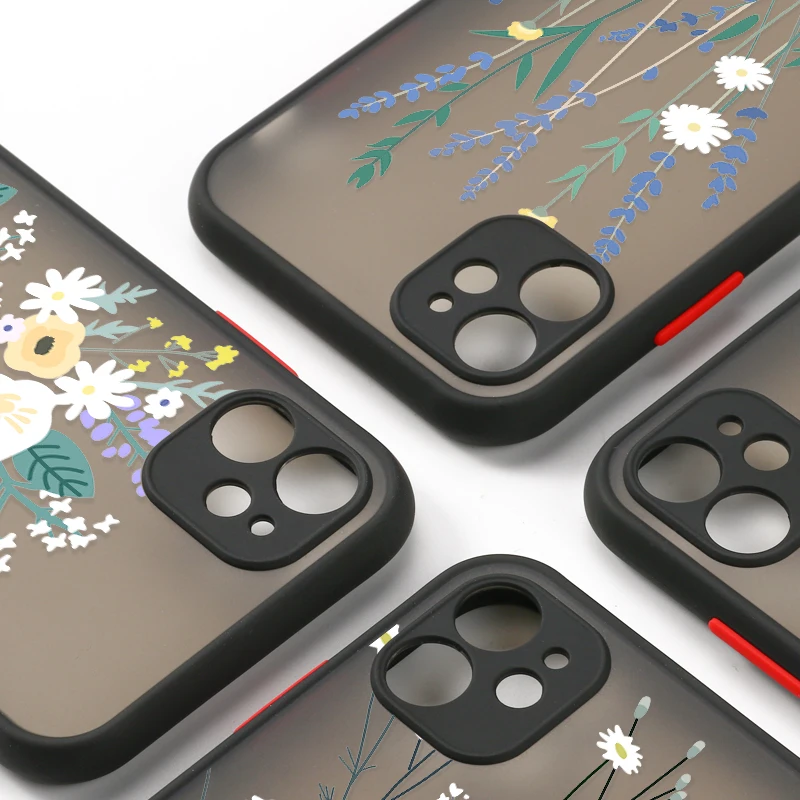 S20 FE Case For Samsung S21 Ultra S9 S8 S21 S10 S20 Plus S10e S20 Ultra Cases Galaxy Note 20 Ultra S22 Ultra Flower PC Funda kawaii phone case samsung